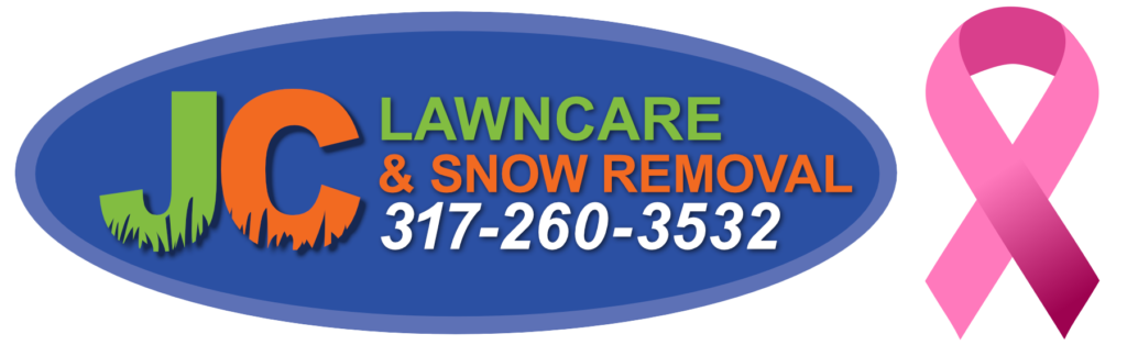 JC Lawncare and Snow Removal Logo with Ribbon